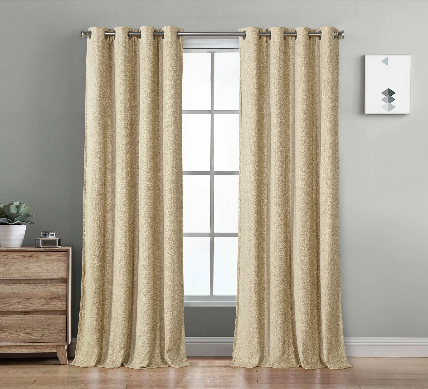 Interior window-treatment photography